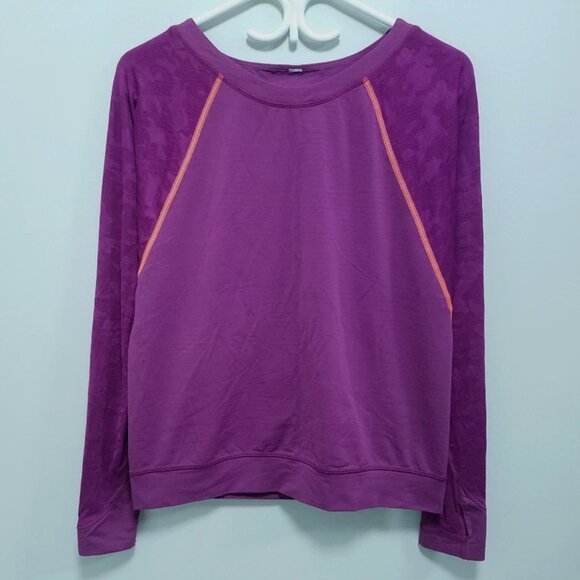 Lululemon Run For Days Sweater Regal Plum Luxtreme Light Size Large 10 Medium 8 - Picture 2 of 5